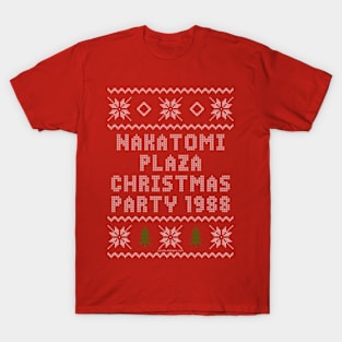 Ugly Nakatomi Plaza Christmas Party T-Shirt T-Shirt